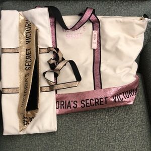 Victoria’s Secret weekender and tote bags only